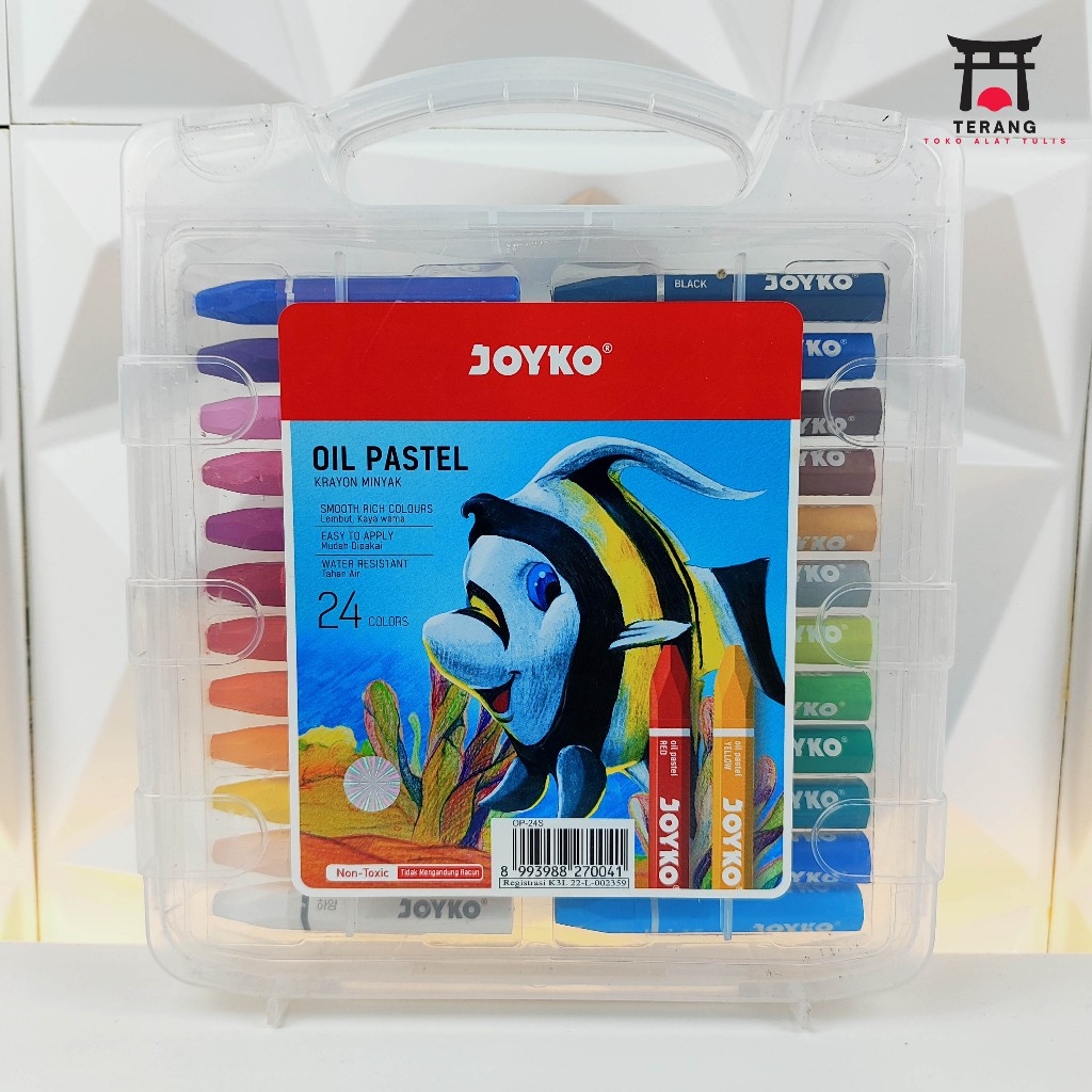 

Oil Paster Crayon 24 Warna Joyko Krayon Minyak Mewarnai