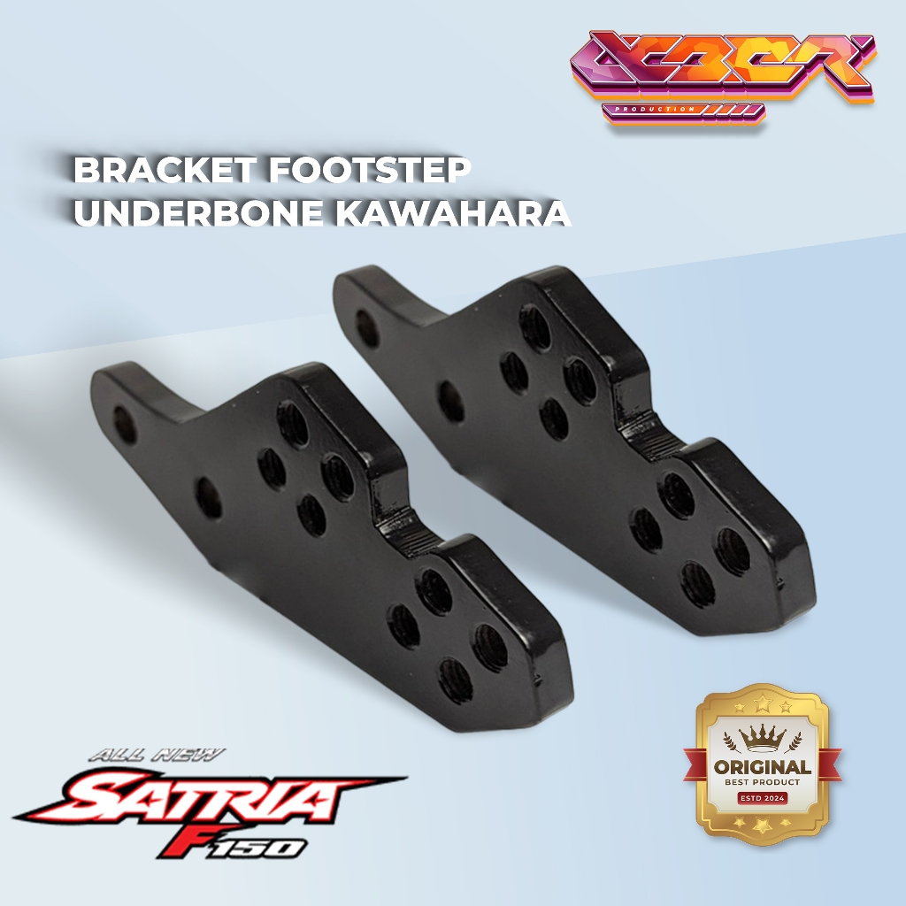 Breket Underbone Kawahara PNP Satria FU FI Bracket Adaptor Footstep Satria FuFi - Kawahara Racing