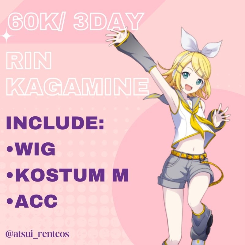 RENTAL COSPLAY KAGAMINE RIN