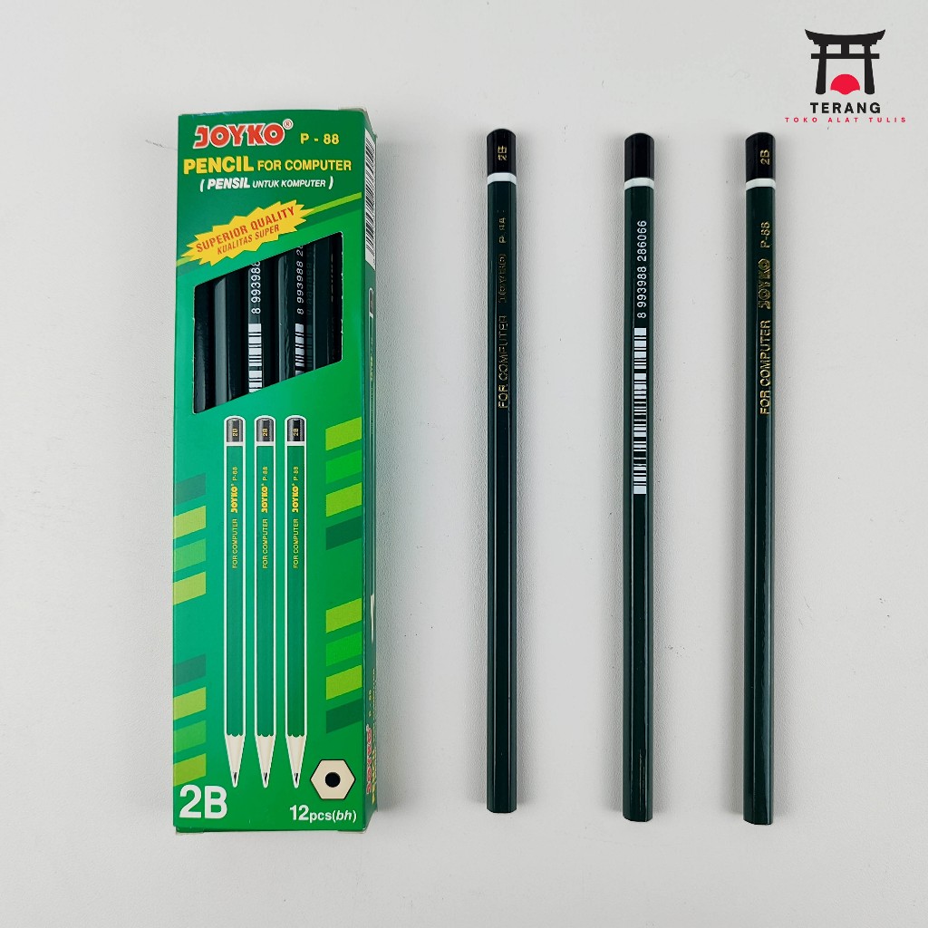

Satuan Pensil 2B Joyko Pencil for Ujian Komputer P-88