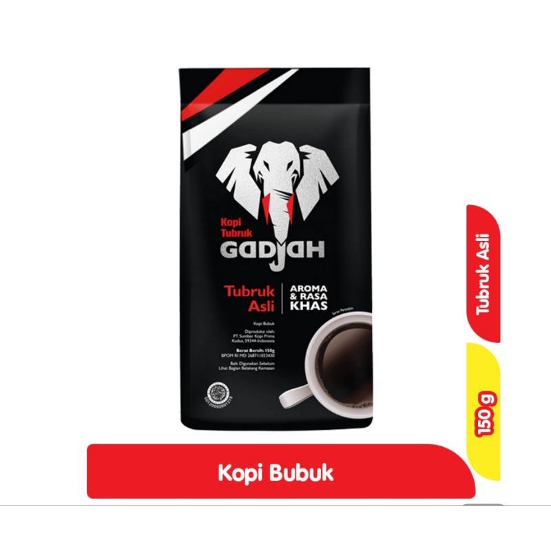 

KOPI TUBRUK GADJAH 150gram