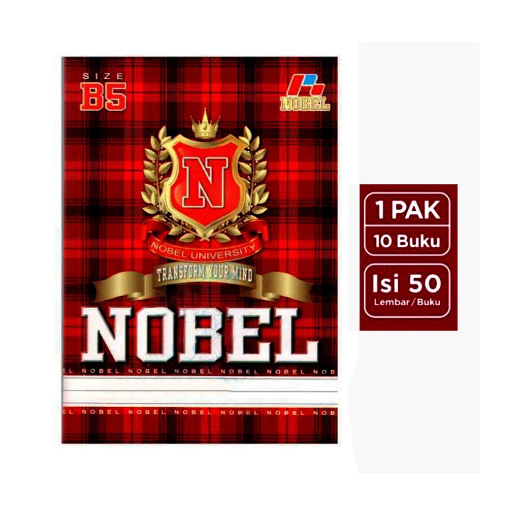 

BUKUT TULIS BOXY NOBEL ISI 50 LEMBAR / 1 PAK (1O BUKU)