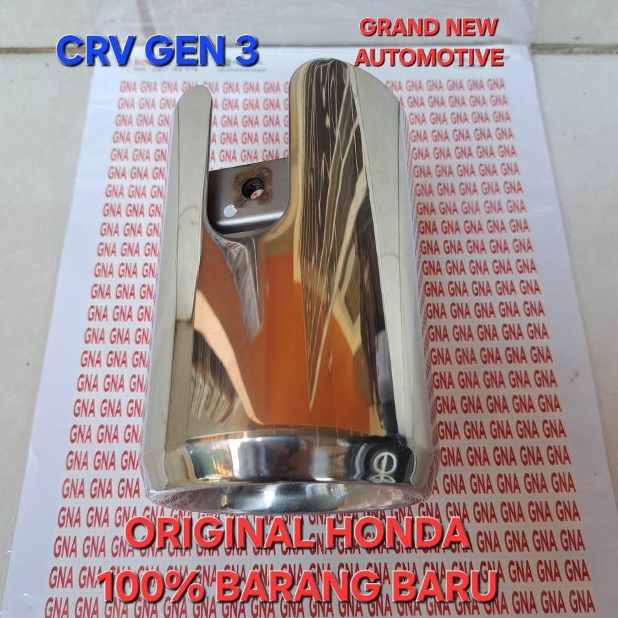 MUFFLER CUTTER COVER TUTUP BUNTUT UJUNG KNALPOT HONDA CRV GEN 3 GEN3 ORIGINAL