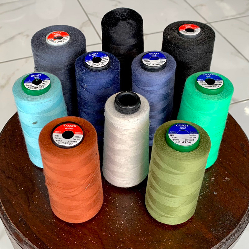 Benang Coats Kiloan Grade A Grade B | Benang Jahit Kiloan | Benang Coats Warna