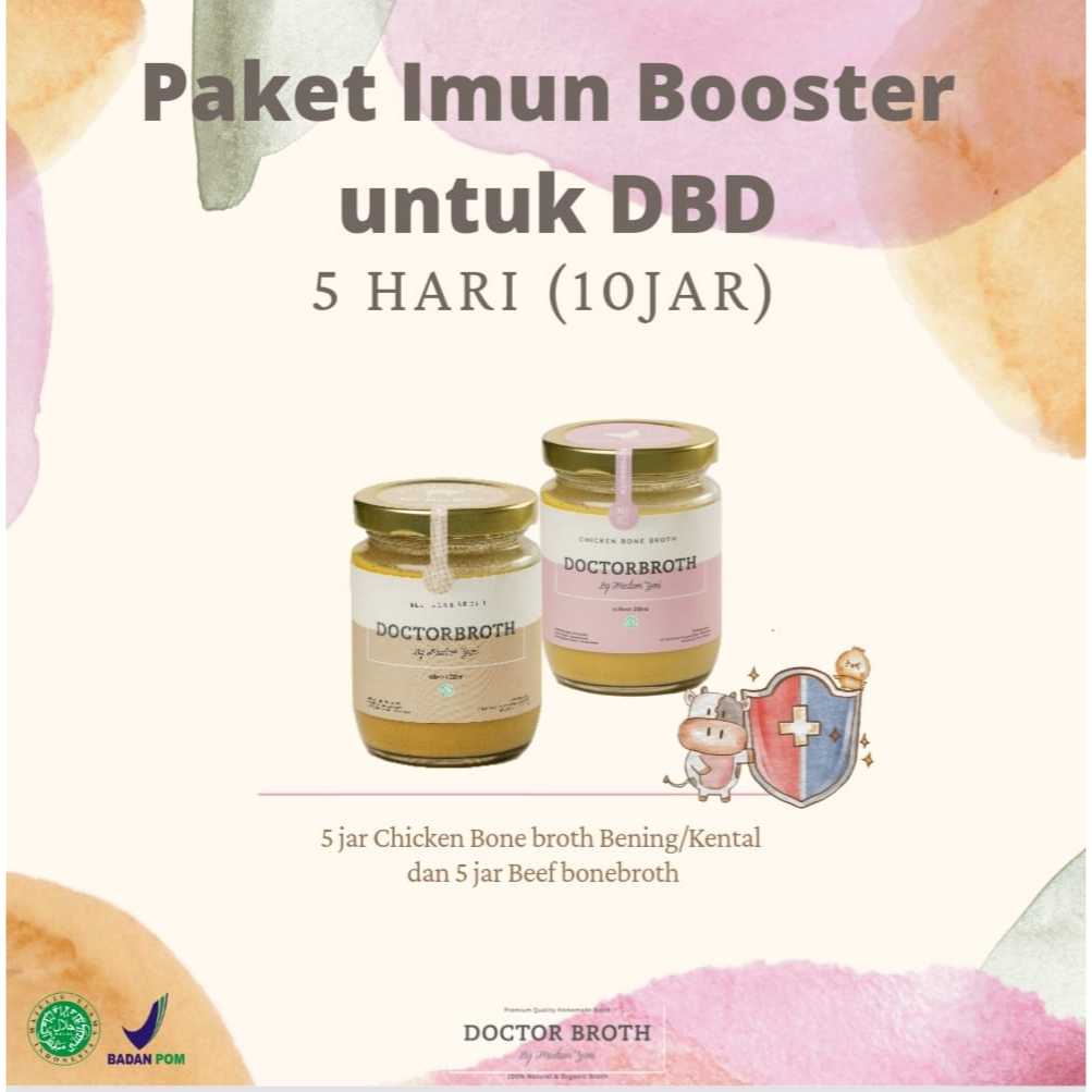 

Doctor Broth - Paket Bone Broth untuk Demam Berdarah (DBD) 10 Jar
