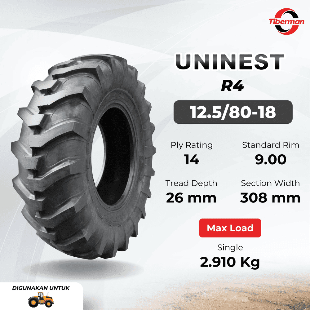 Ban Traktor Uninest 12.5/80-18 14PR R4