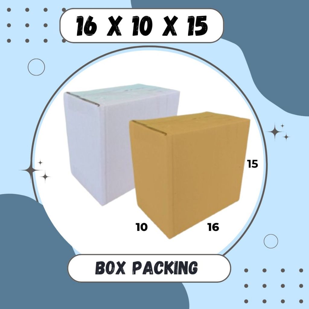 

Kardus 16x10x15 Box Packing A1 Karton Dus Jamu Kotak Olshop Kemasan Souvenir Sparepart Obat Madu Mainan