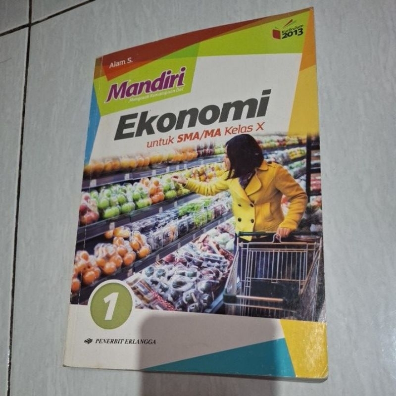 Buku Ekonomi mandiri kelas 10 Erlangga
