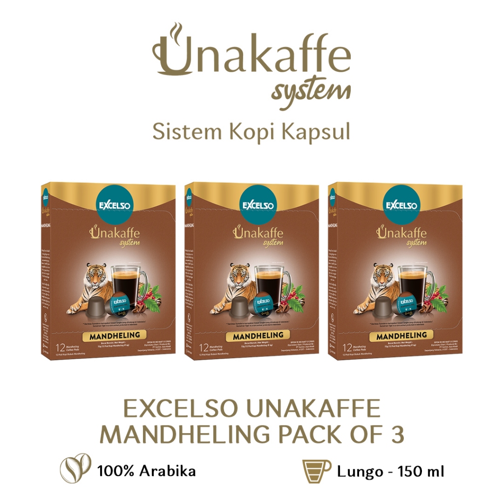 

Excelso Unakaffe Mandheling Pack Of 3