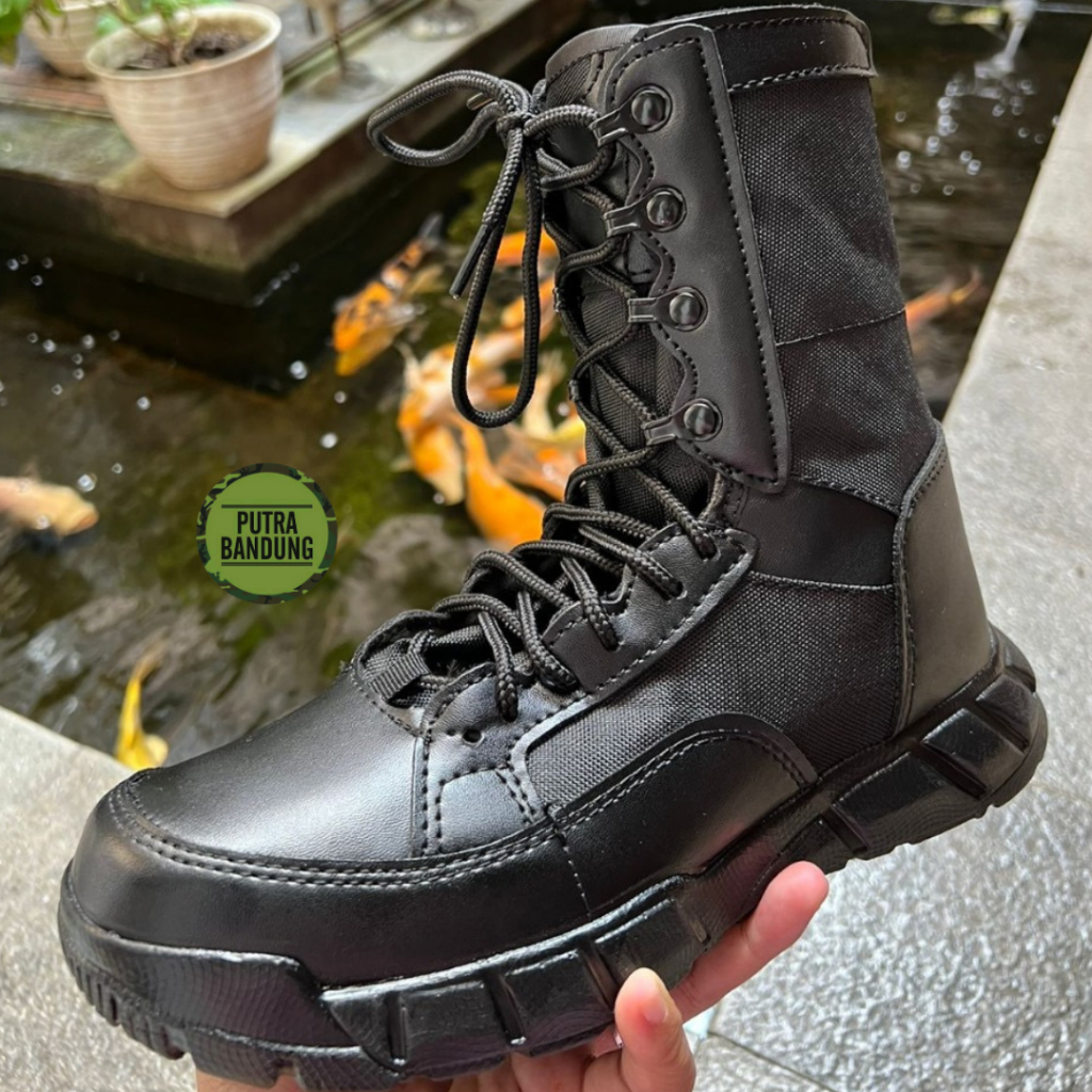 Sepatu PDL CQB Swat Black Quality / Sepatu CQB Hitam / Sepatu CQB Hitam Sleting / Sepatu CQB 087 Hit