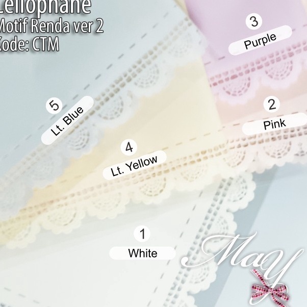 

FG2 2 lembar Cellophane Renda Cantik Solid Glossy Flower Wrapping CTM