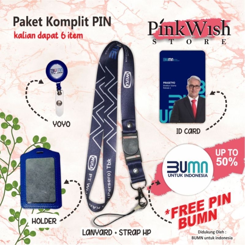 

Tali idcard Wika / lanyard Wika [READY STOCK] TERMURAH !!! Beli Eceran Rasa Grosir