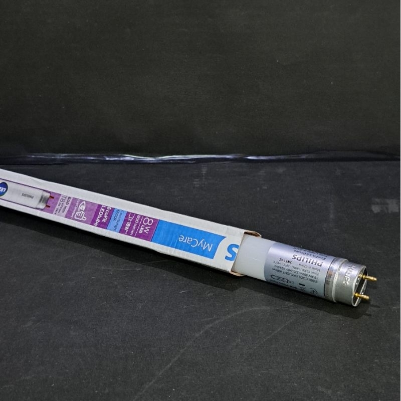 Lampu philips TL Neon Led Tube T8 Ecofit 8 Watt 6500k
