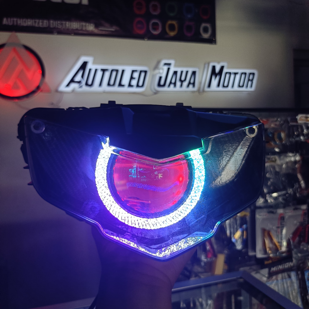 Reflektor Lampu depan MX King V2 ( Biled AES )