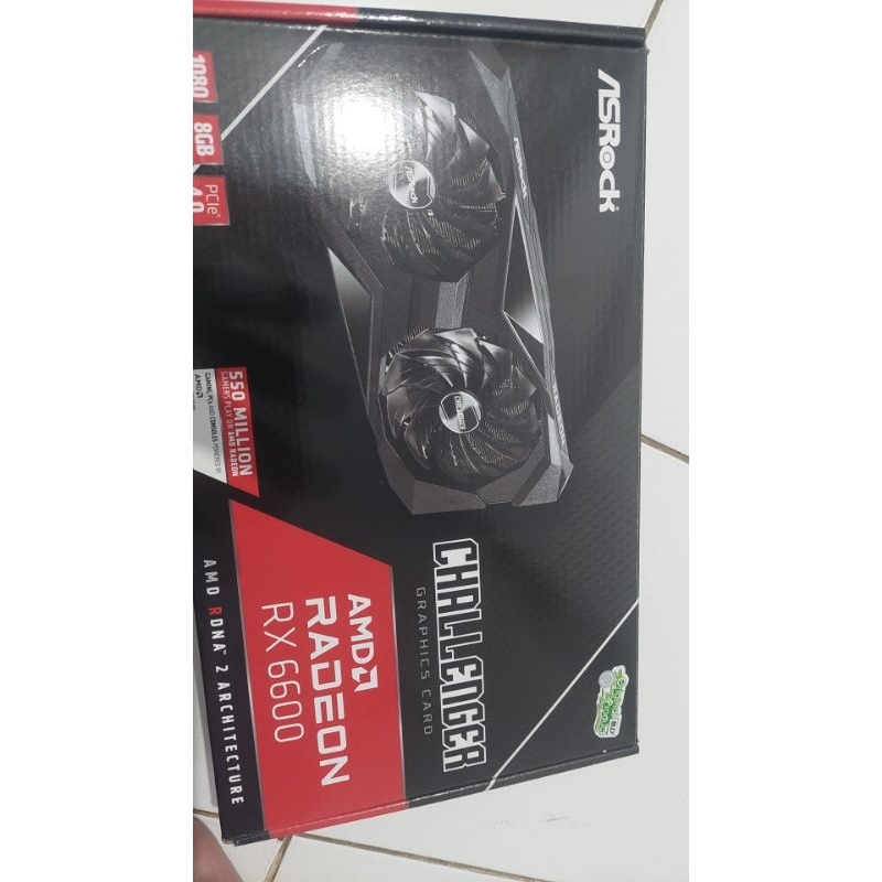 rx 6600 Asrock Challenger bekas