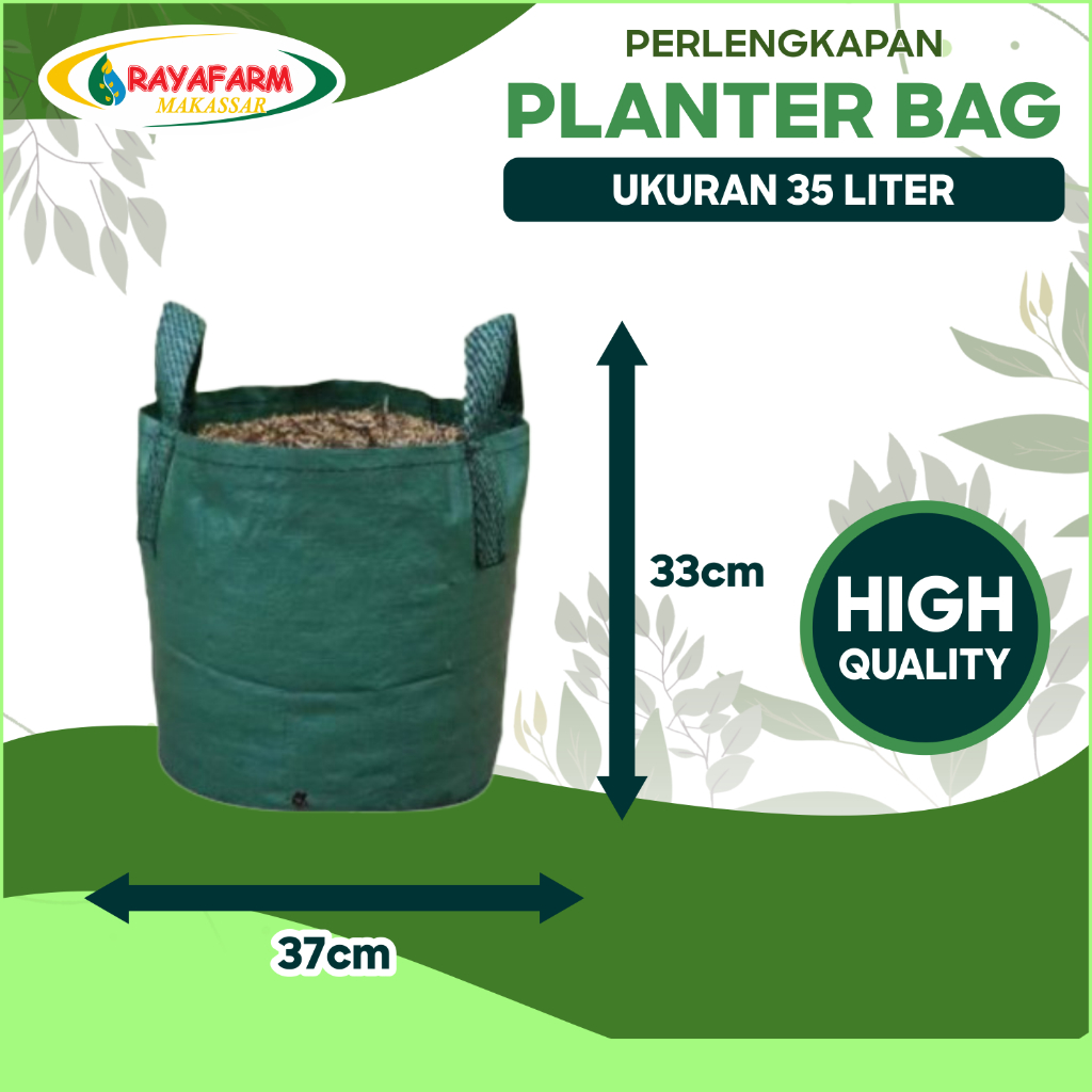 PLANTER BAG HIJAU 35 LITER