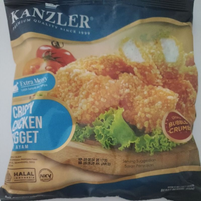 

Kanzler crispy chicken nugget 450gr