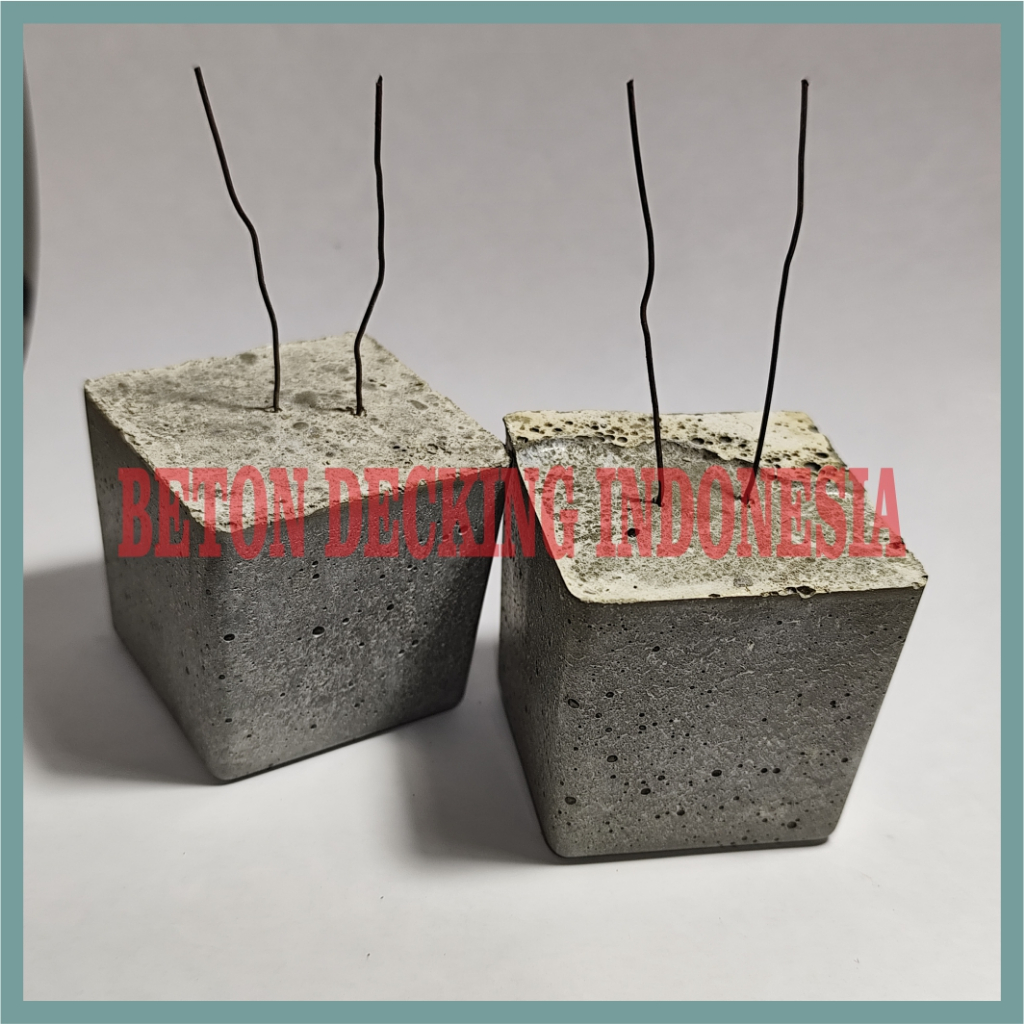 ECERAN Beton Decking siap pakai 50mm 5cm KAWAT - Tahu beton