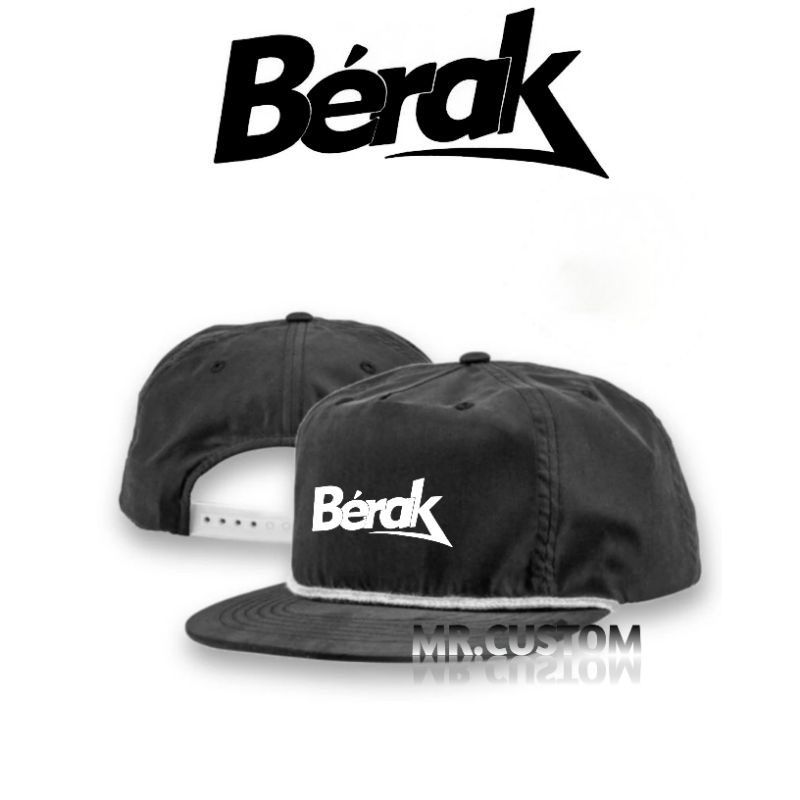 Topi Snapback Classic Berak Cloth Premium - Topi Snapback Oldskool Pria Wanita Lokal Brand BERAK CLO
