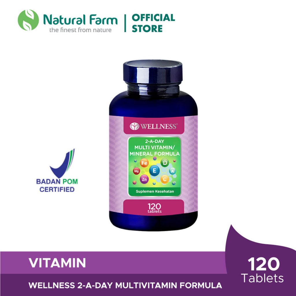 Wellness Multivitamin/Mineral 2-A-Day - 120 Tablets