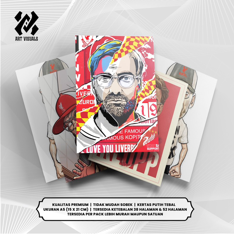 

Buku Tulis Custom Tema LIVERPOOL JURGEN KLOPP Terlengkap Termurah Model Bebas Pilih Foto / Buku Tulis Sekolah / Buku Catatan