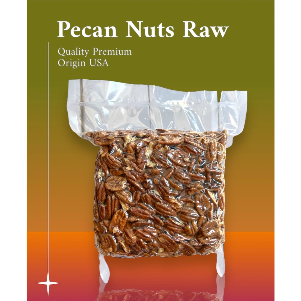 

Pecan Nuts 1000Gram / Kacang Pecan Mentah 1Kg