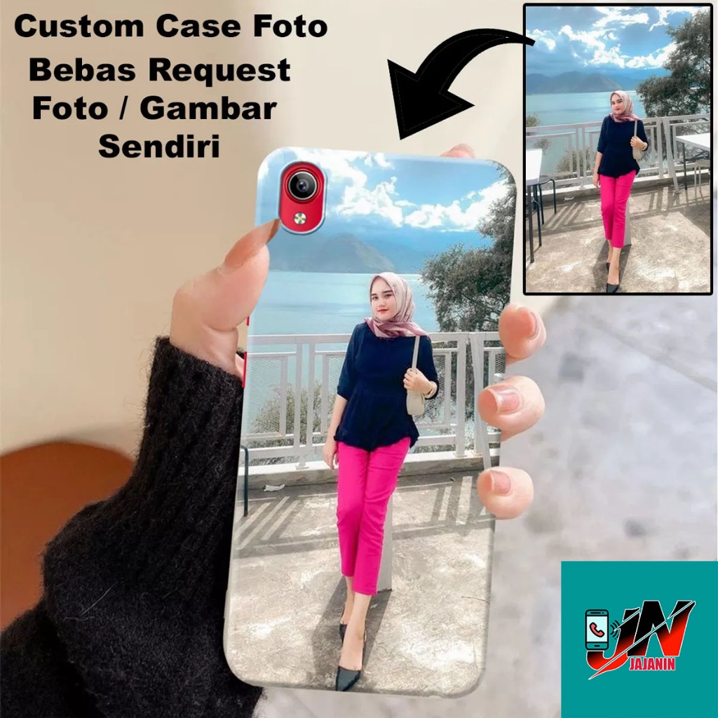 Custom case VIVO Y91C / VIVO Y1S bebas menggunakan foto kamu case hp silikon hp kesing hp