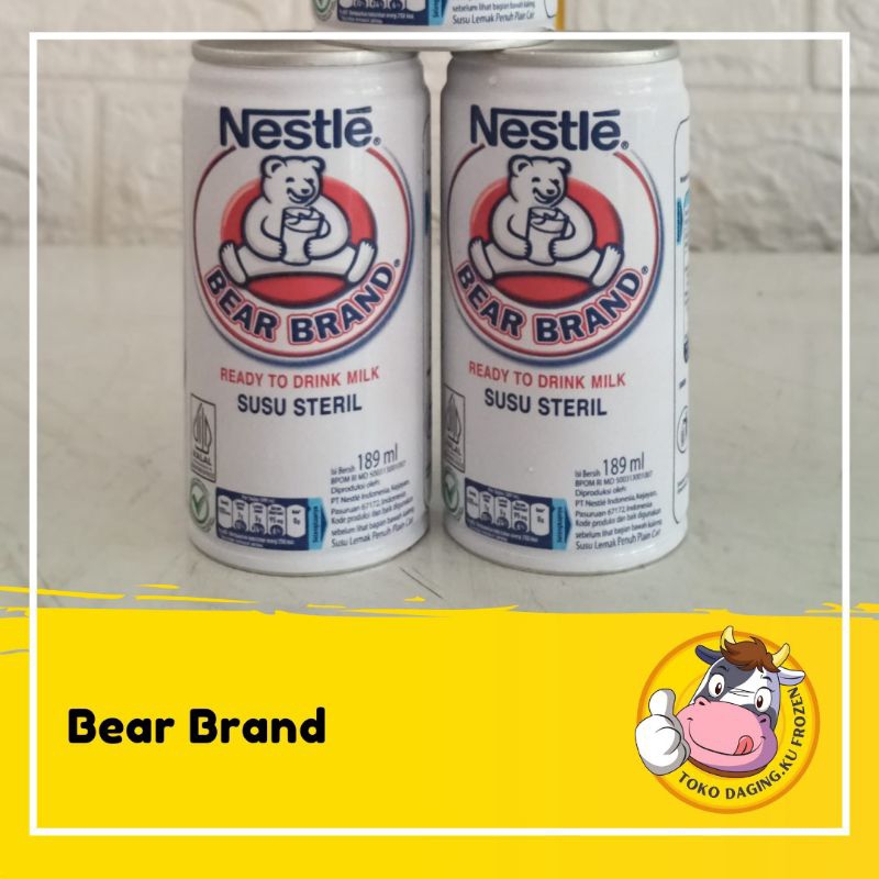 

SUSU STERIL BEAR BRAND 189 ML