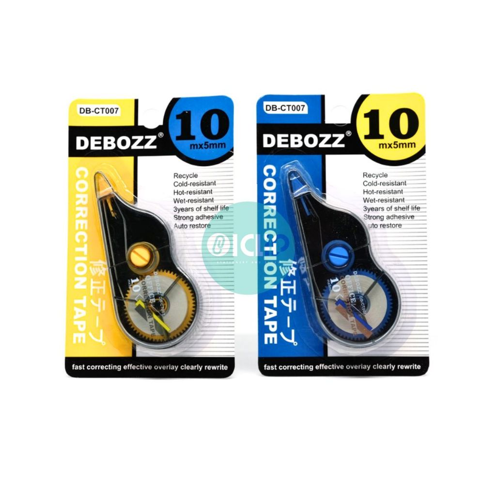 

TIPEX / Correction tape / Tip-ex Kertas MEREK DEBOZZ 10m × 5mm