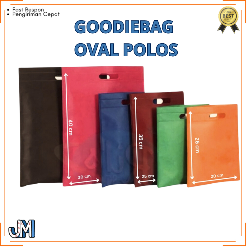 

Goodie Bag Polos Oval Hajatan Hampers Kantong Belanja Ultah Hadiah Kantong Kain