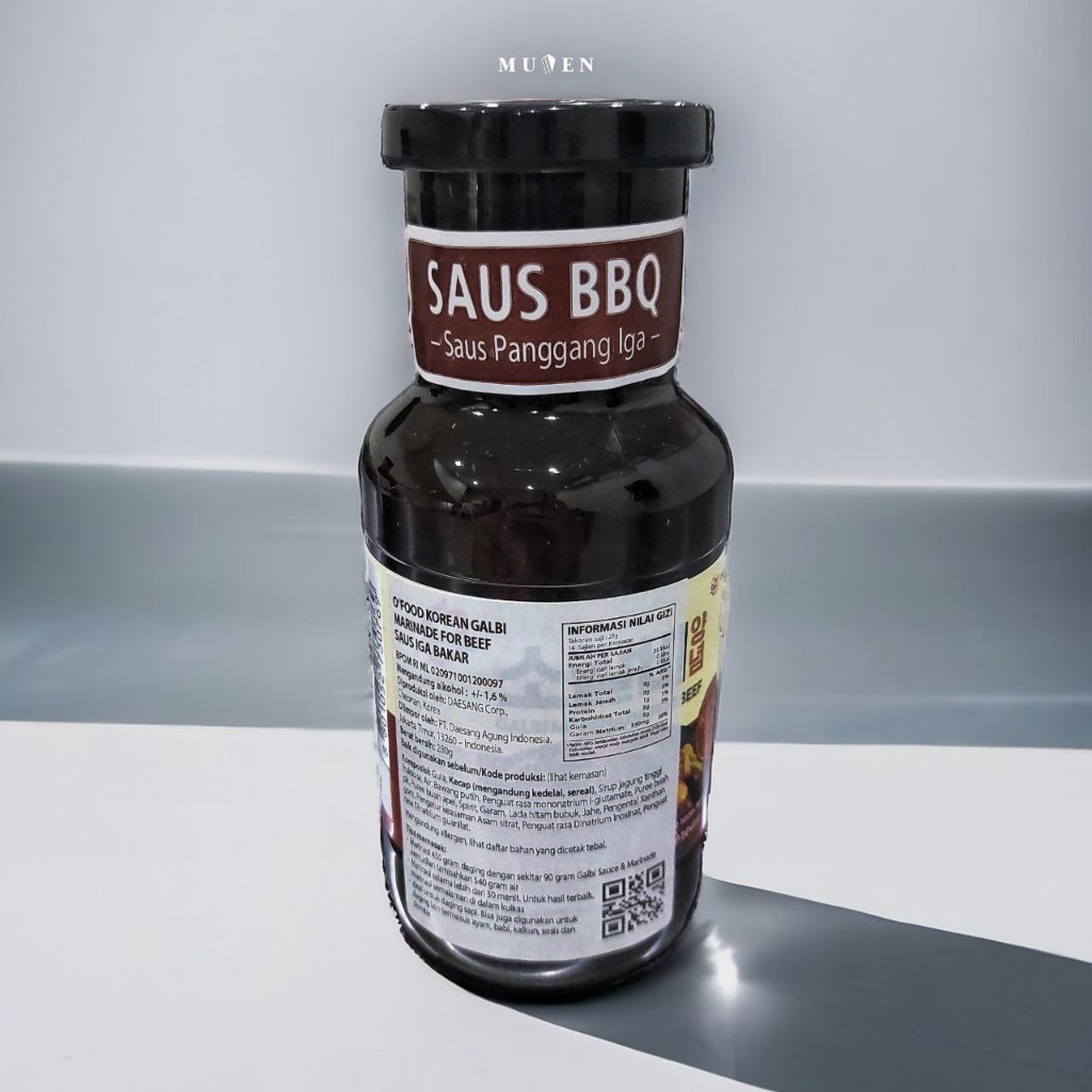 

O FOOD KOREAN BBQ SAUCE GALBI 280 GR