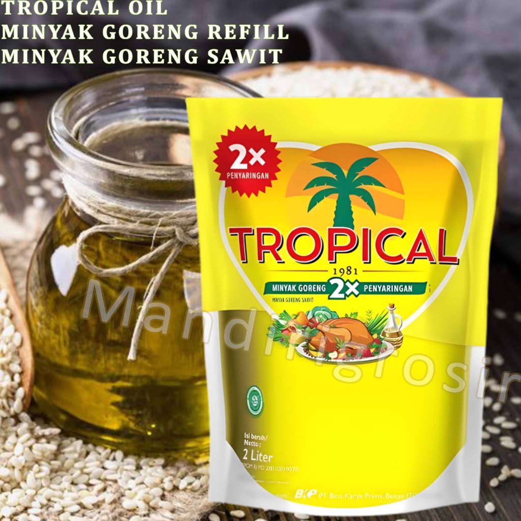 

Minyak Goreng Refill * Tropical Oil * Minyak Goreng Sawit * 2 Liter