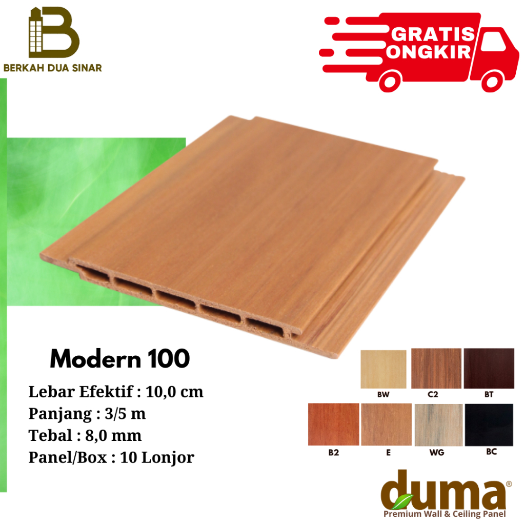 DUMA PANEL WPC TIPE MODERN 100