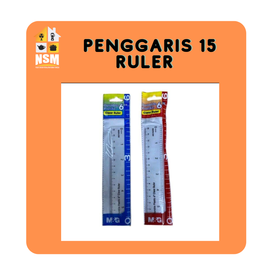 

✨NSM✨Penggaris 15 ruler
