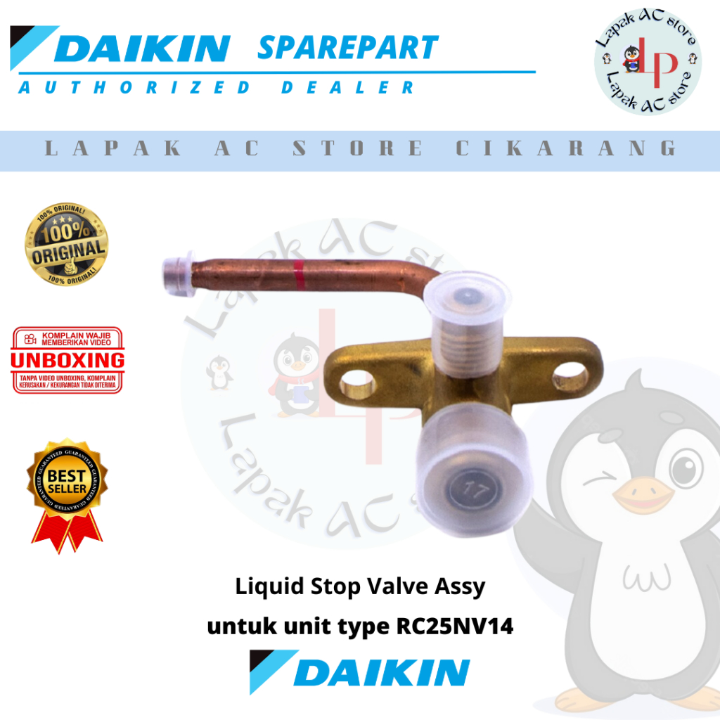 Stop Valve Liquid Assy AC DAIKIN Thailand 1PK RC25NV14