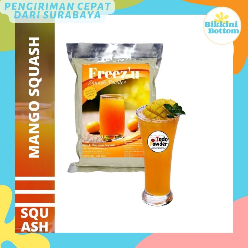 

Bubuk Minuman MANGGA 1KG SQUASH / Powder MANGO 1KG / Bubuk MANGGA INDOPOWDER FREEZU SQUASH