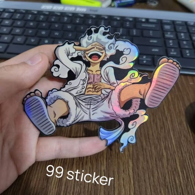 

sticker luffi gear 5 one piece