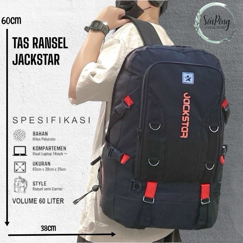 Tas Jumbo Pria Tas Serbaguna Mudik Tas jumbo Traveling Tas ransel Jumbo Pria Tas ransel Jumbo 60 lit