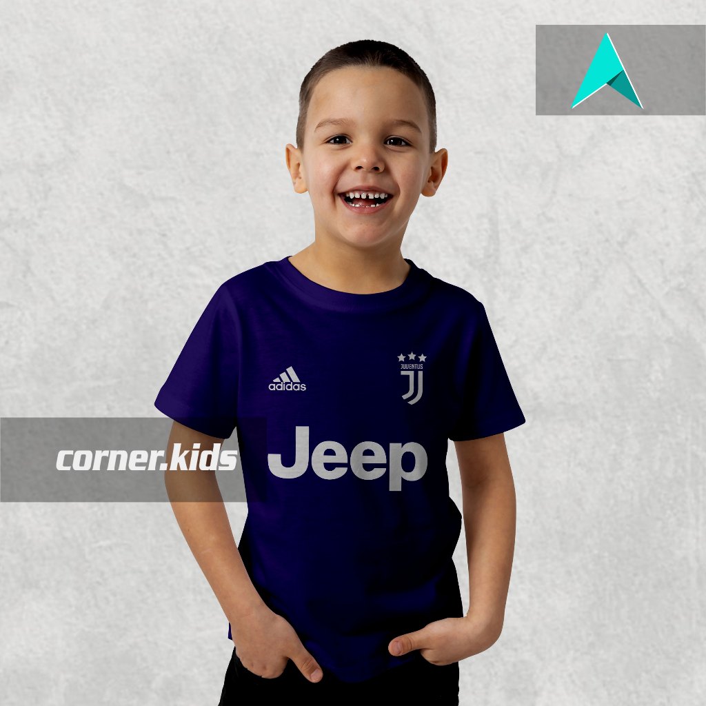 Kaos Anak Motif Juventus - Baju Kaos Bola Motif Juventus - Kaos Bola Motif  Juventus