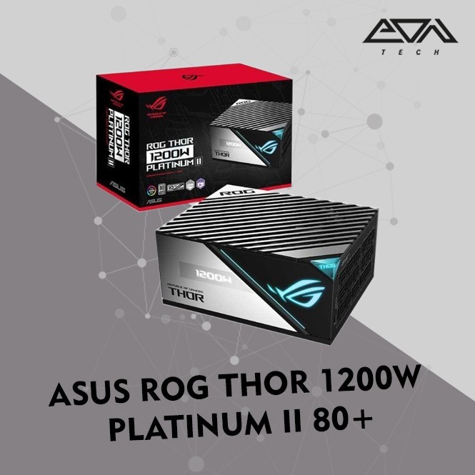 ASUS ROG Thor 1200W Platinum II 80+ Platinum ARGB Power Supply | PSU 80Plus