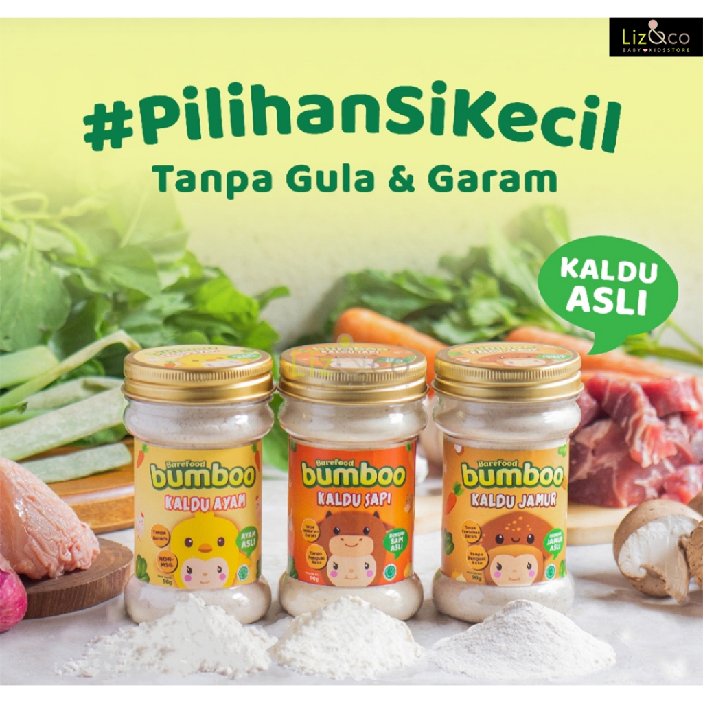 

BUMBOO Kaldu Asli - Kaldu Anak - No MSG - Tanpa Gula & Garam - Bahan Alami - Tambahan Sayur Asli