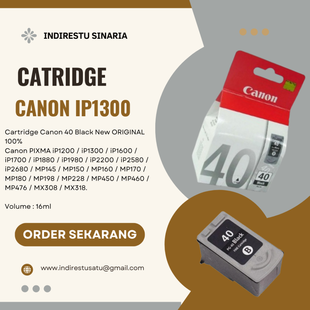 Tinta Canon PG-40 black original tinta Canon PG-40 black original