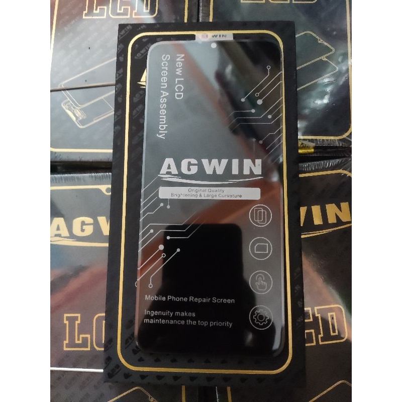 lcd touchscreen oppo a15/a15s/c11/c12/c15 agwin original 100%