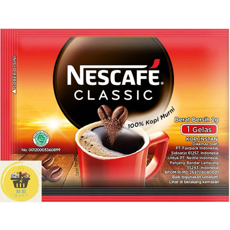 

Nescafe Classic 60 sachet @2gr