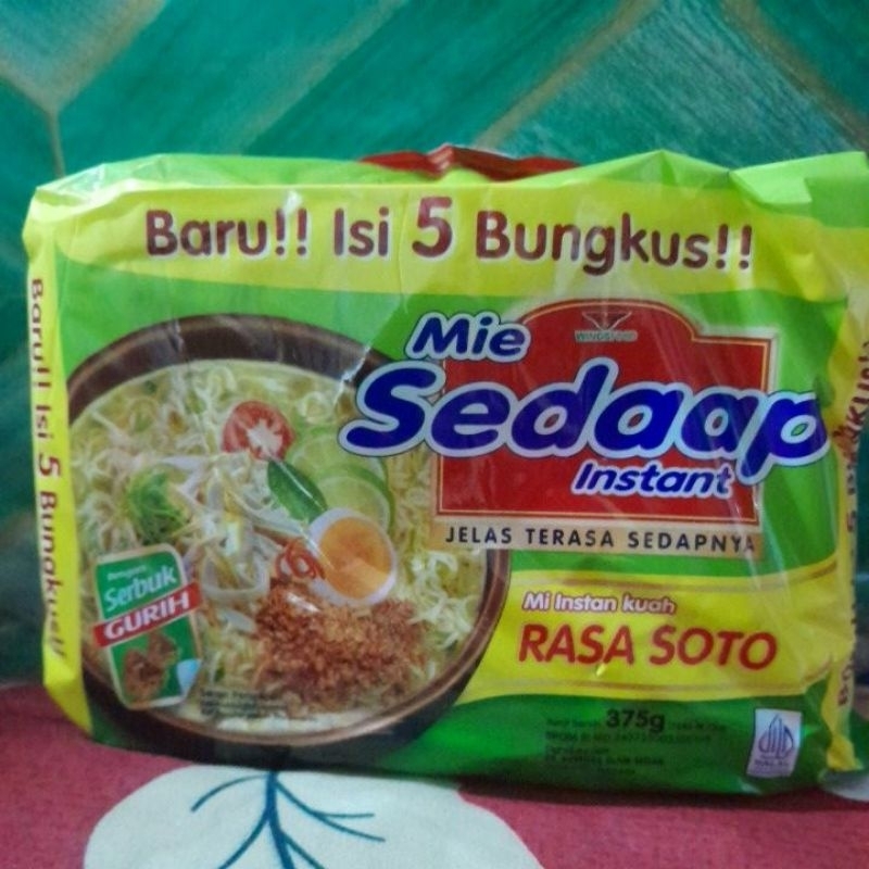 

SEDAAP Soto Mie Kuah 375 Gr (5 Bks)