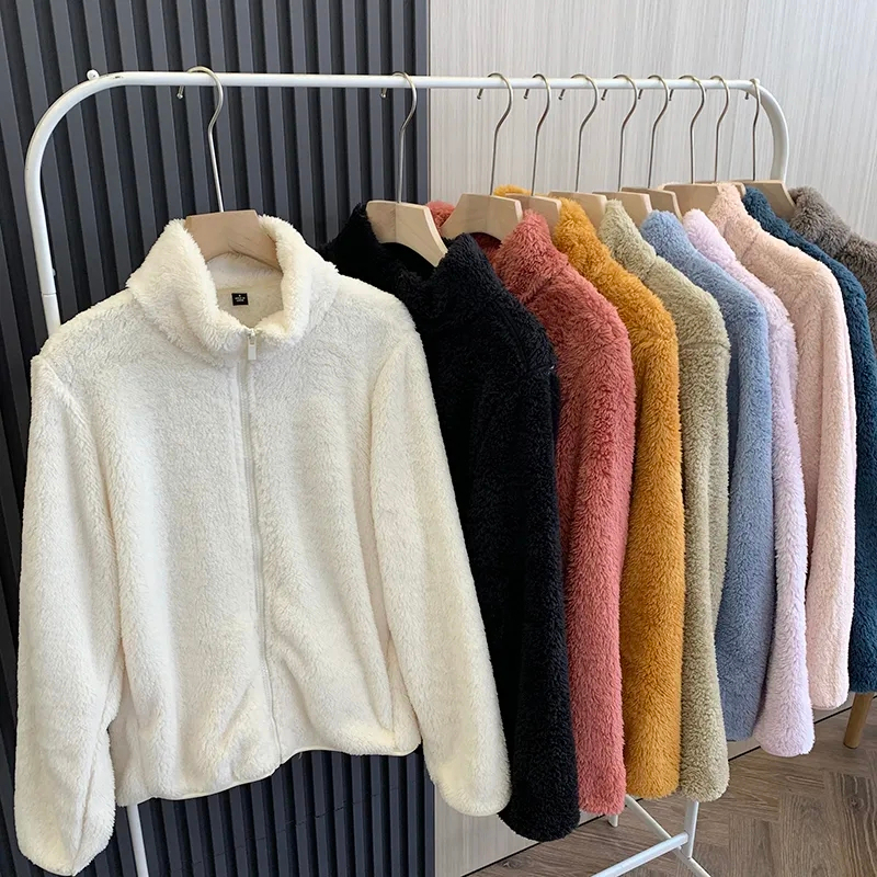 TJORCA Jaket Bulu Jaket Serpa Dewasa Unisex Pria Wanita