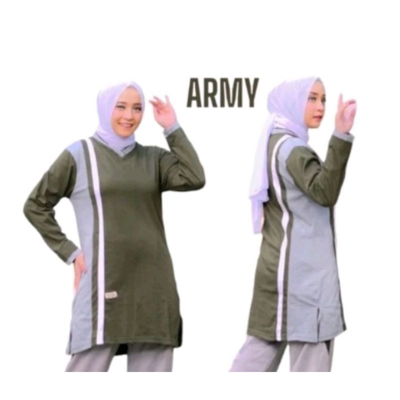 baju olahraga wanita/kaos olahraga tunik/ tunik olahraga/ baju seragaman tunik