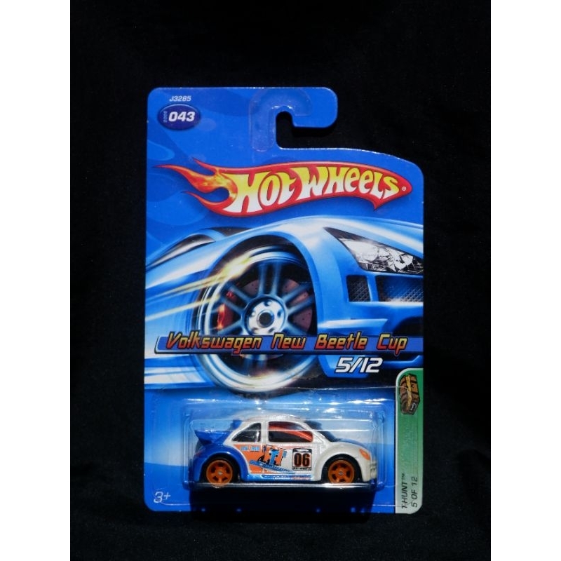 SALE Diecast Mobil Hot Wheels VW Volkswagen New Beetle Cup Putih Biru Super Treasure Hunt$ edition B