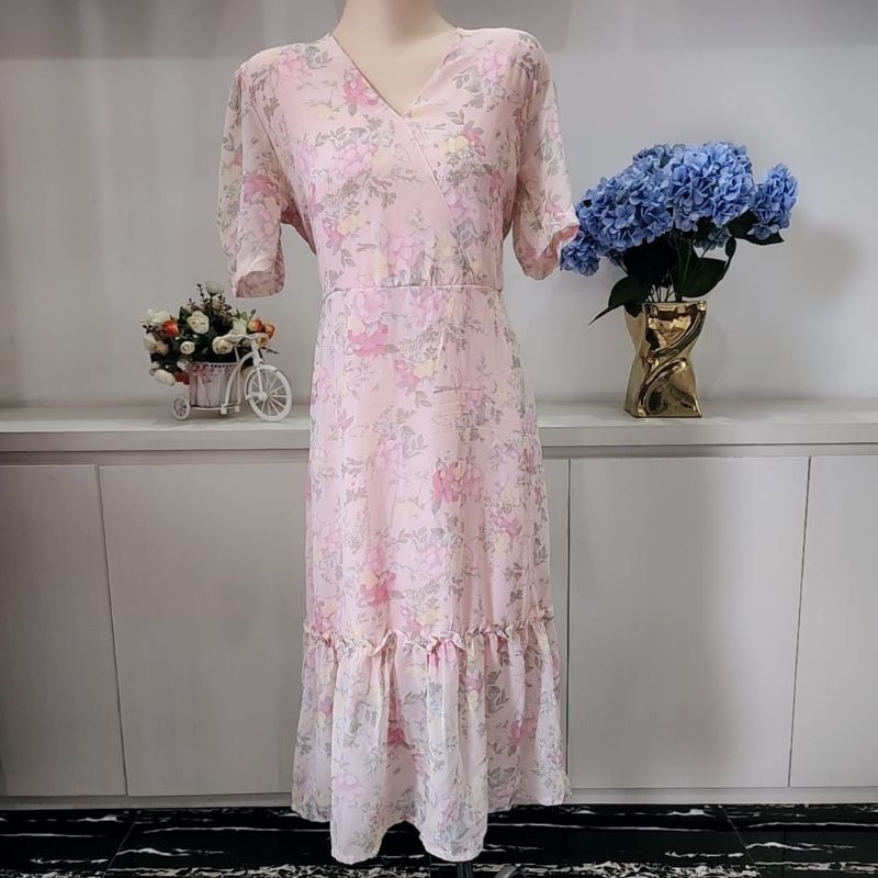 Dress Bunga Impor Bangkok