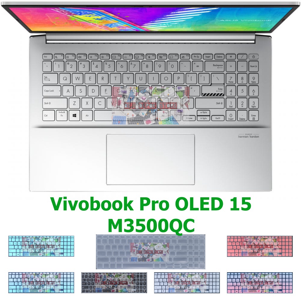 TREND Keyboard Protector Asus Vivobook Pro 15 OLED M35QC